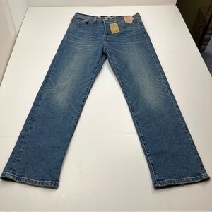 Levi’s Denim Wedgie Straight Jean Womens 30 x 28 Blue High Rise Button Fly NEW